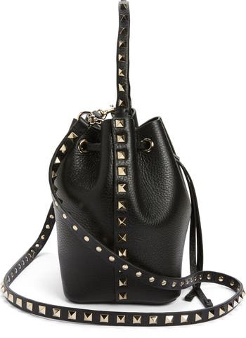 Valentino Garavani Rockstud Leather Bucket Bag | Nordstrom