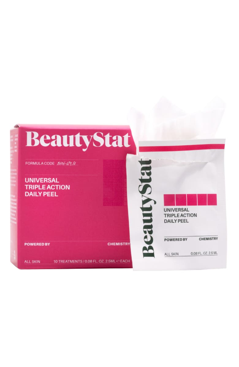 BeautyStat Universal Triple Action Peel Pads 10-Pack, Alternate, color,