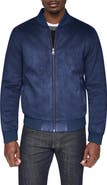 DKNY Faux Suede Bomber Jacket