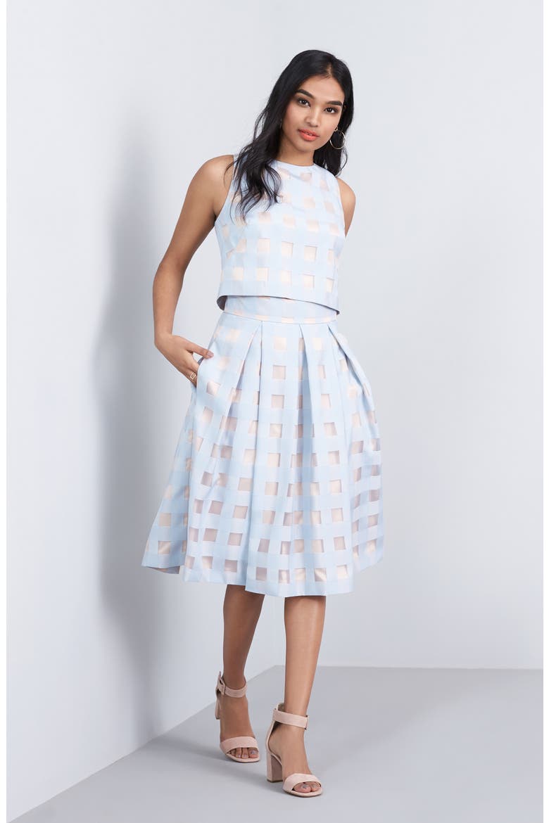 Two-Piece Dress, Alternate, color, BLUE