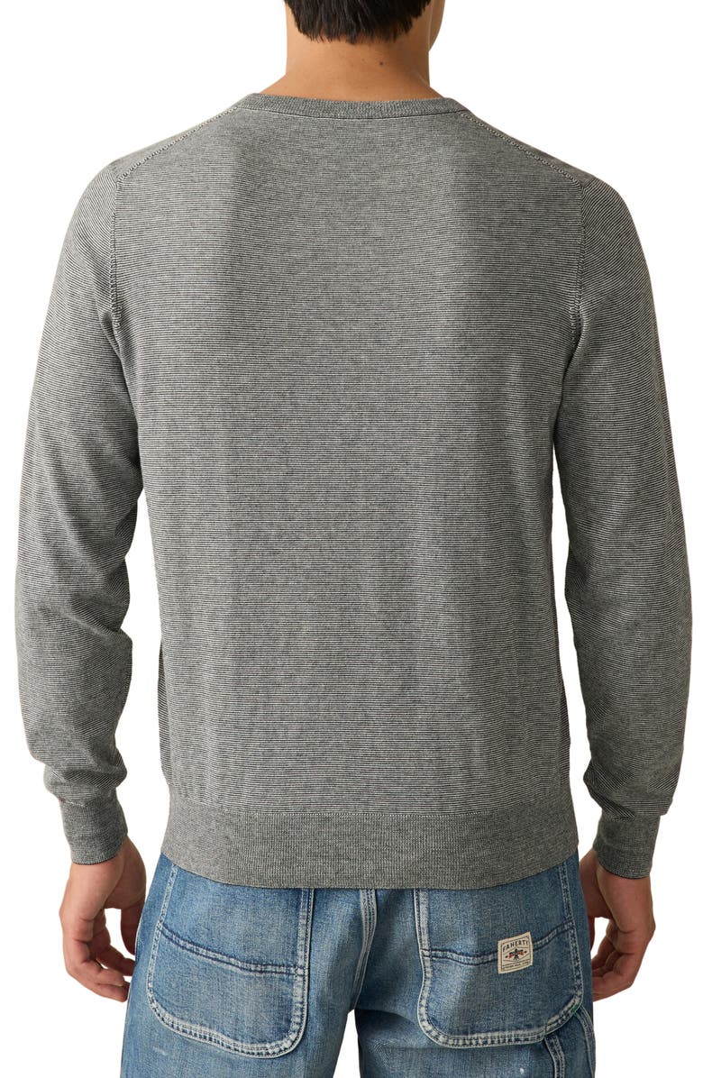 Faherty Movement Long Sleeve Sweater, Alternate, color, Ivory Ash Feeder