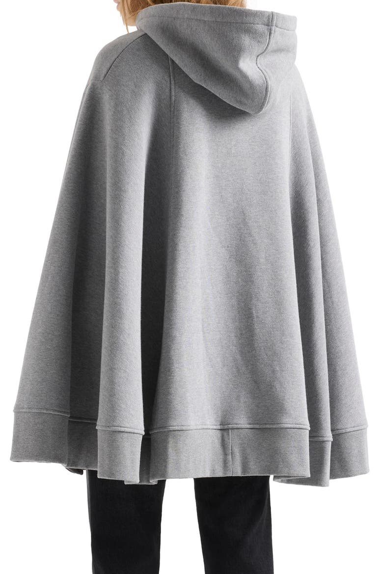Oversized Full Zip Hoodie, Alternate, color, COTTON ASH