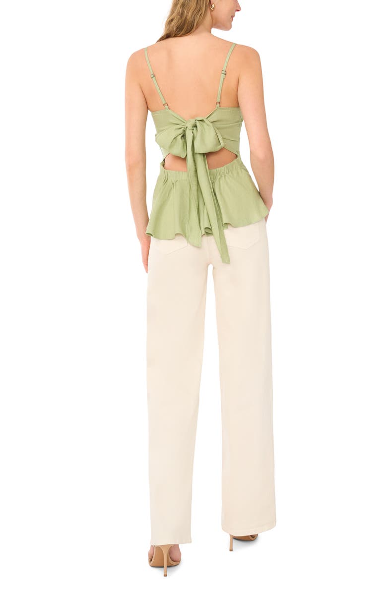 1.STATE Tie Back Peplum Camisole, Alternate, color, Reseda