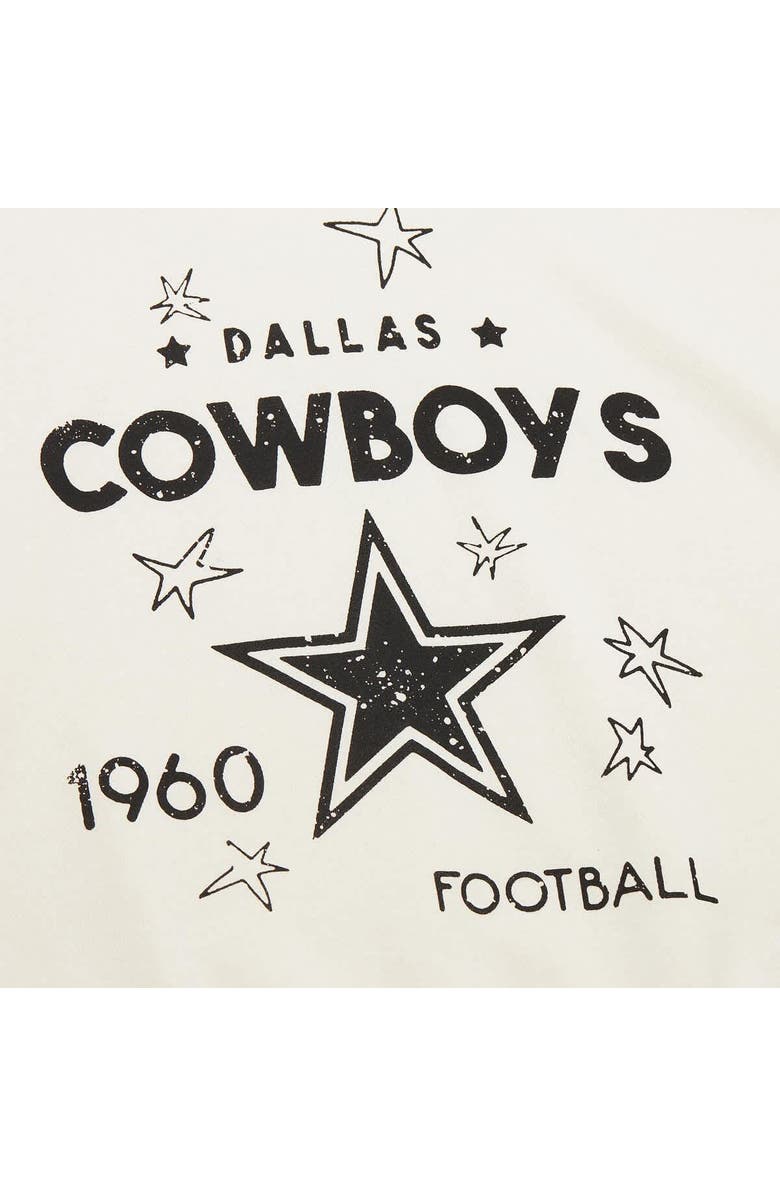 Mitchell & Ness Women's Mitchell & Ness Cream Dallas Cowboys Plus Size Shooting Star Sweatshirt, Alternate, color, Cream