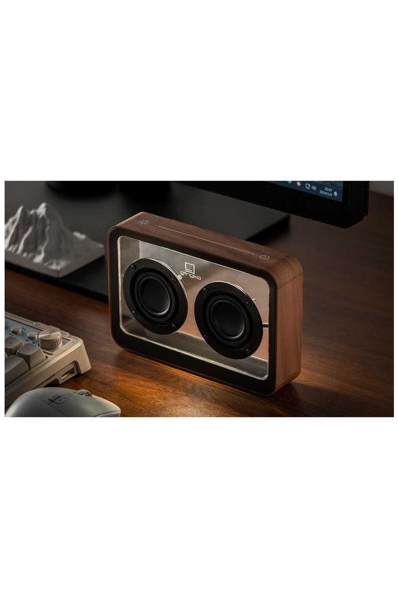 Mage See-Through Bluetooth Speaker, Alternate, color, WALNUT