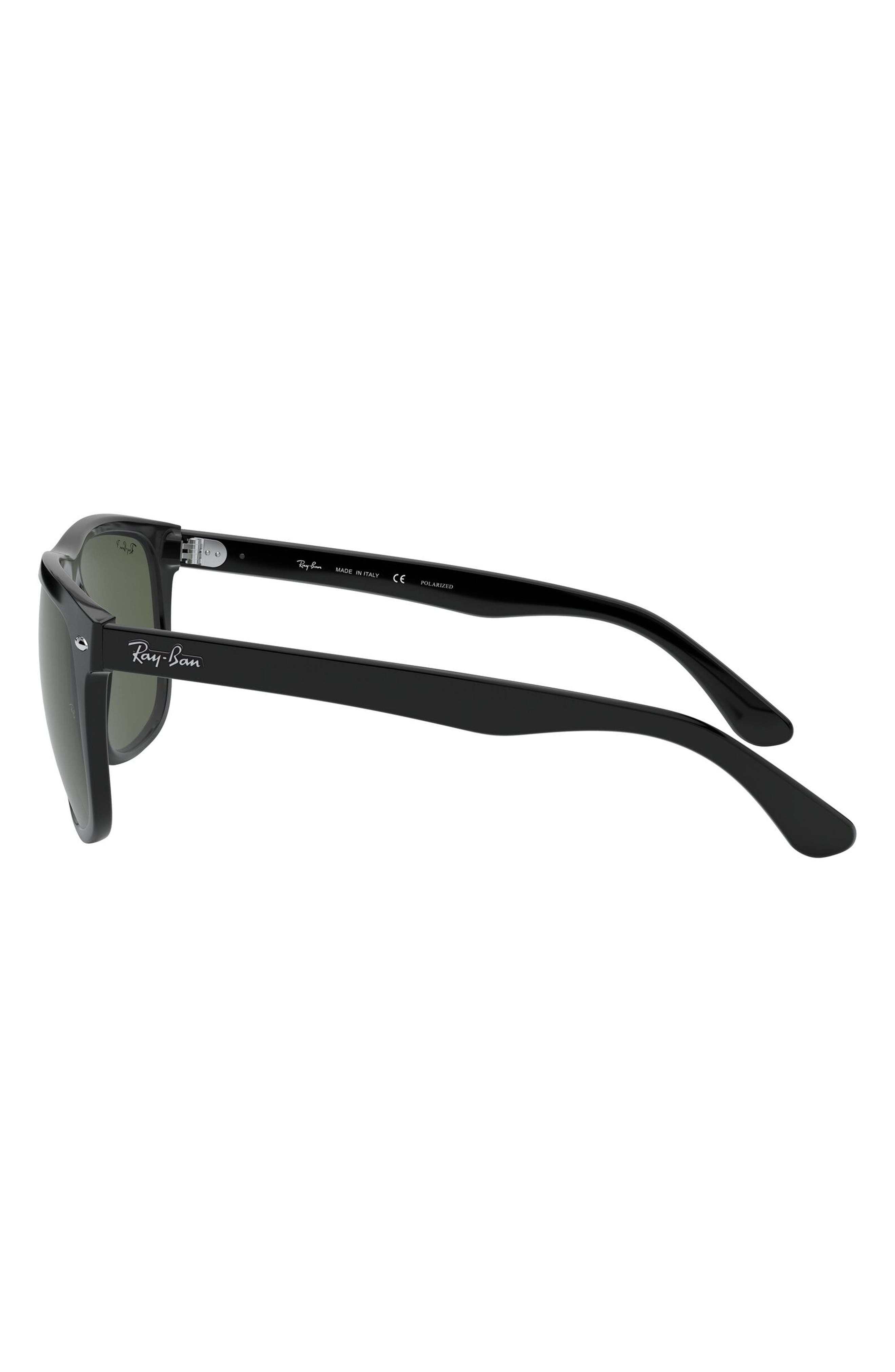 Ray-Ban Highstreet 60mm Polarized Flat Top Sunglasses 