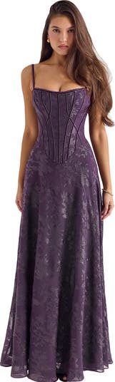 Esme Fil Coupé Gown
