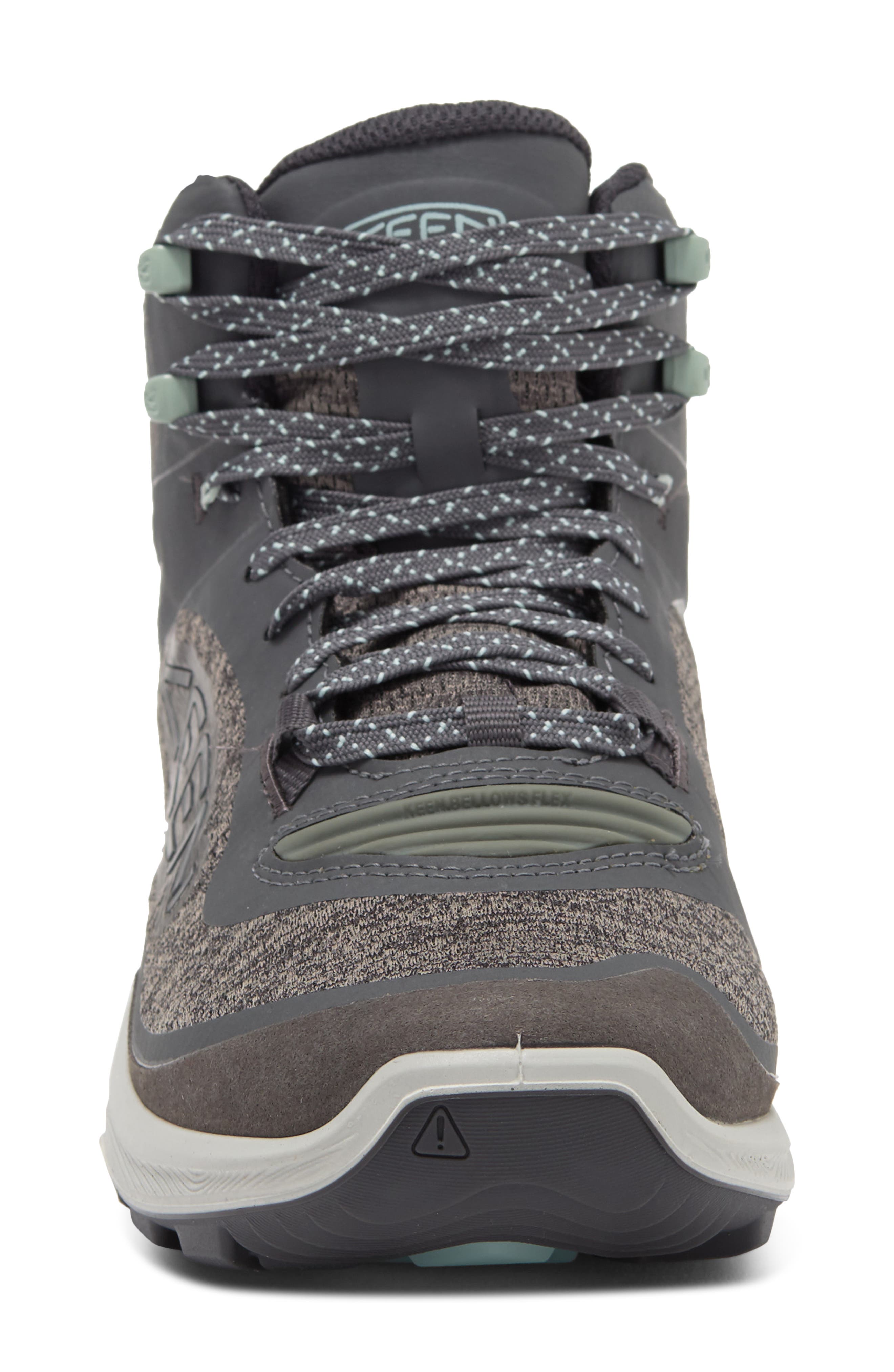 KEEN Terradora Flex Waterproof Mid Hiking Boot, Alternate, color, Magnet/ Cloud Blue