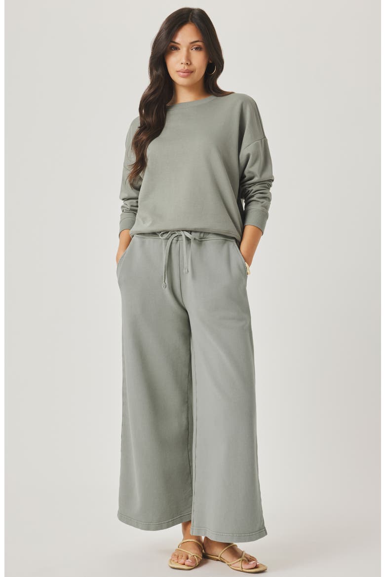 Greta Terry Sweatshirt, Alternate, color, EUCALYPTUS GREEN