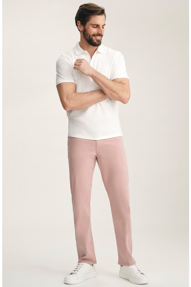 Courage Stretch Twill Straight Leg Pants, Alternate, color, PINK TWILL