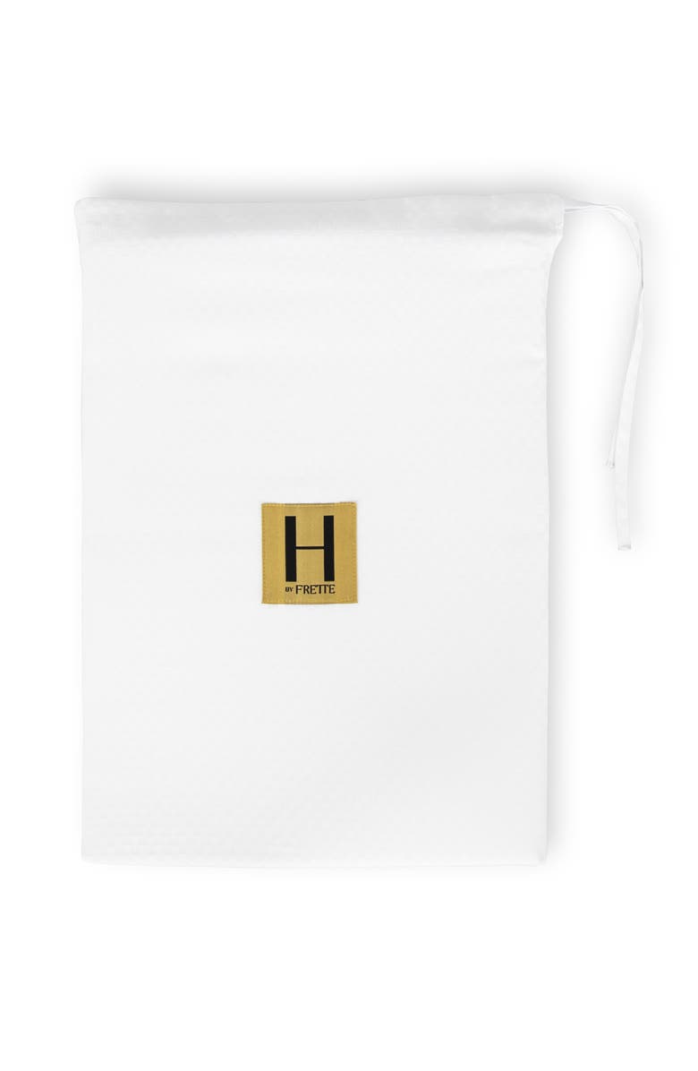 H BY FRETTE Checkered Cotton Sateen Flat Sheet, Alternate, color, 