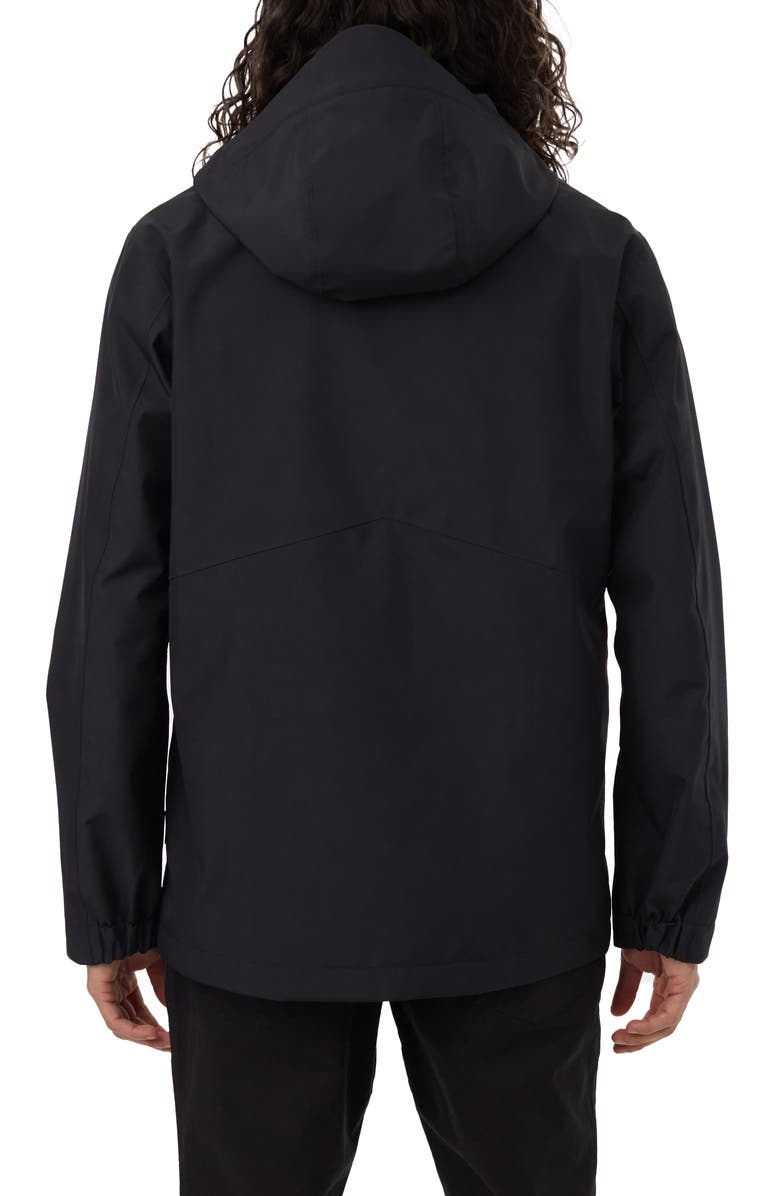 tentree Nimbus Waterproof Hooded Rain Jacket, Alternate, color,