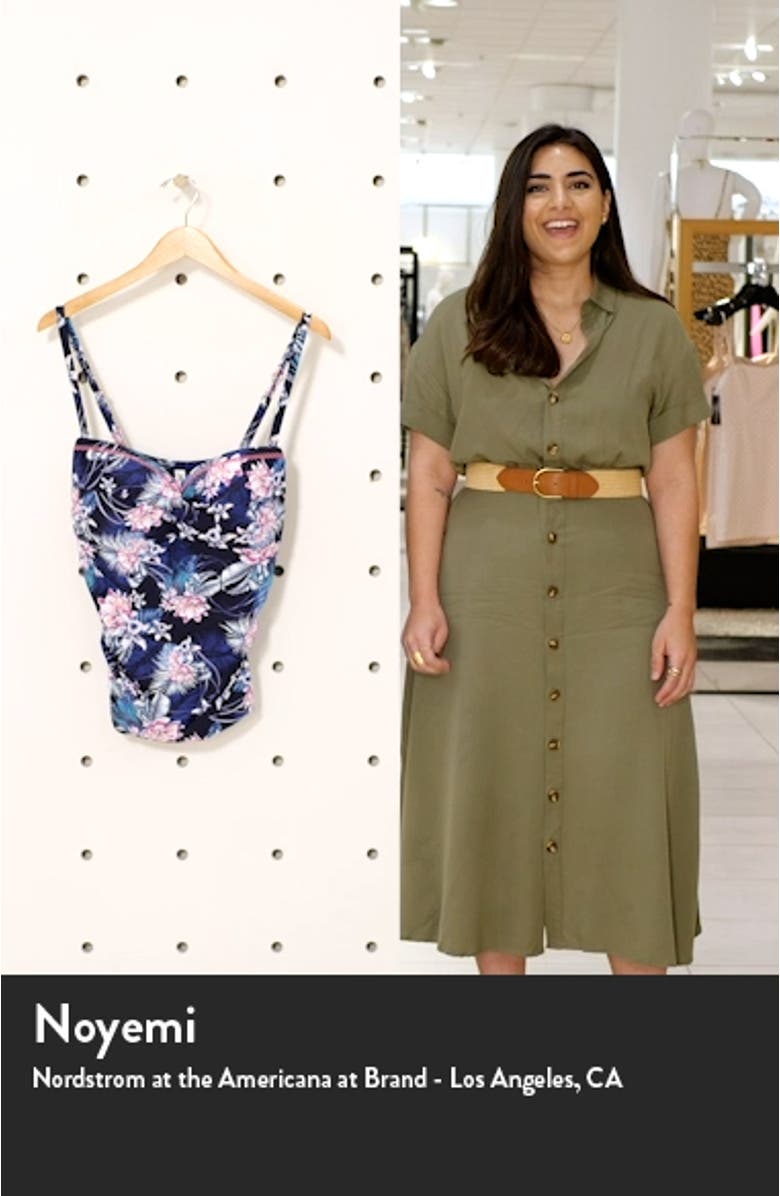 Twist Front Tankini Top, sales video thumbnail