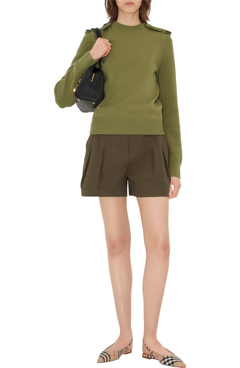 Burberry Check Dame Slingback Ballerinas, Alternate, color, Sand