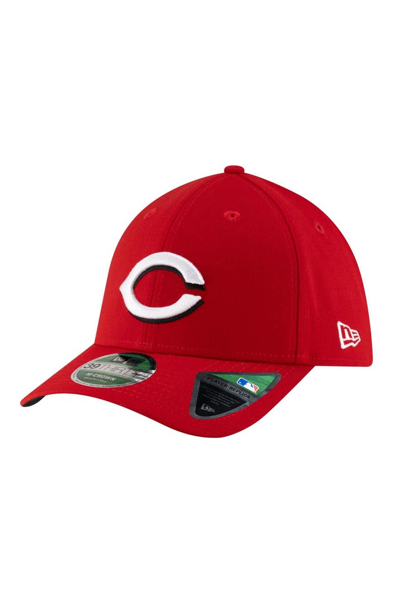 New Era Men's New Era  Red Cincinnati Reds Player Replica 39THIRTY M-Crown Flex Hat, Main, color, Red