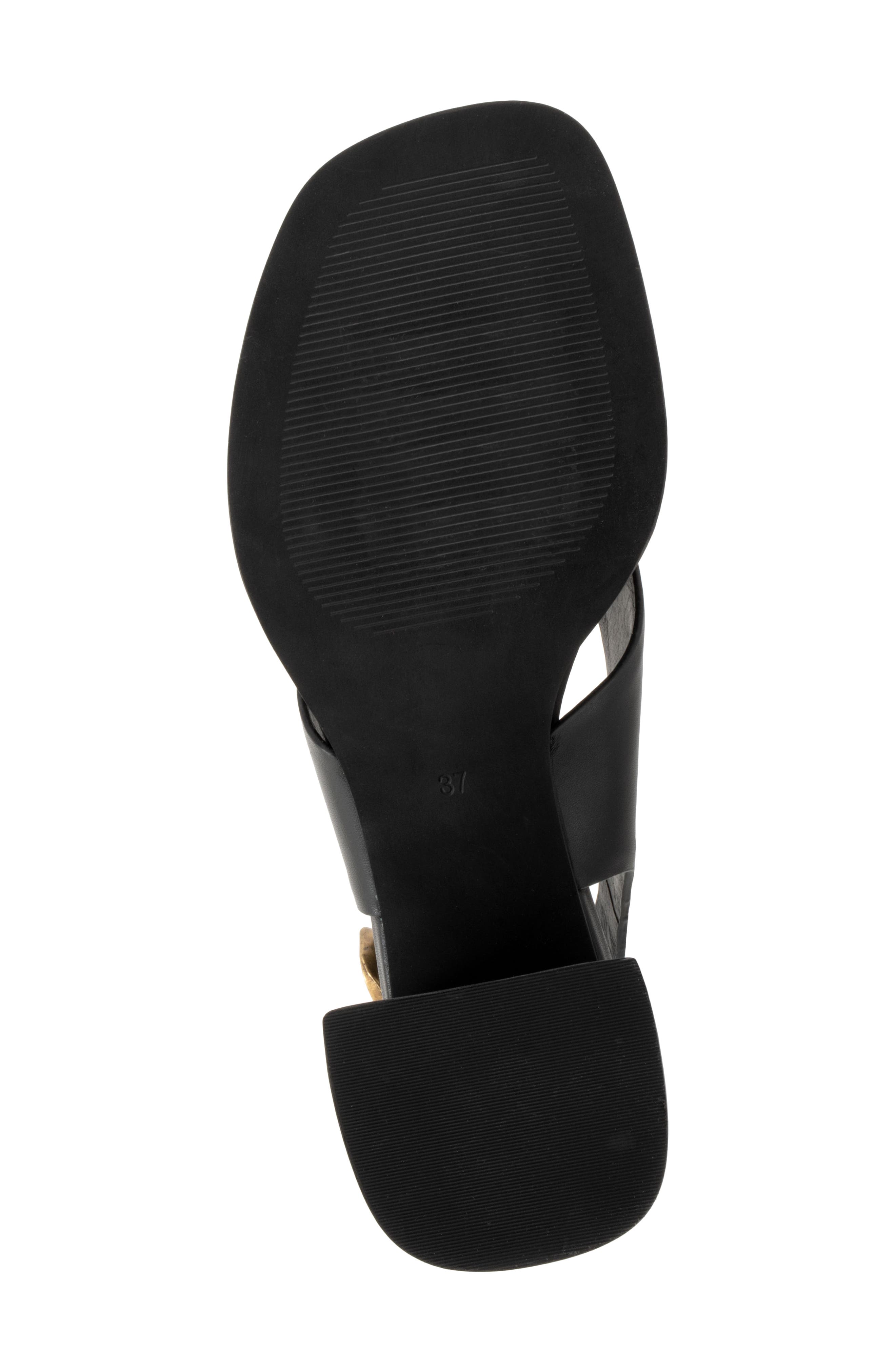 EOS FOOTWEAR Isadora Slingback Sandal, Alternate, color, Onyx