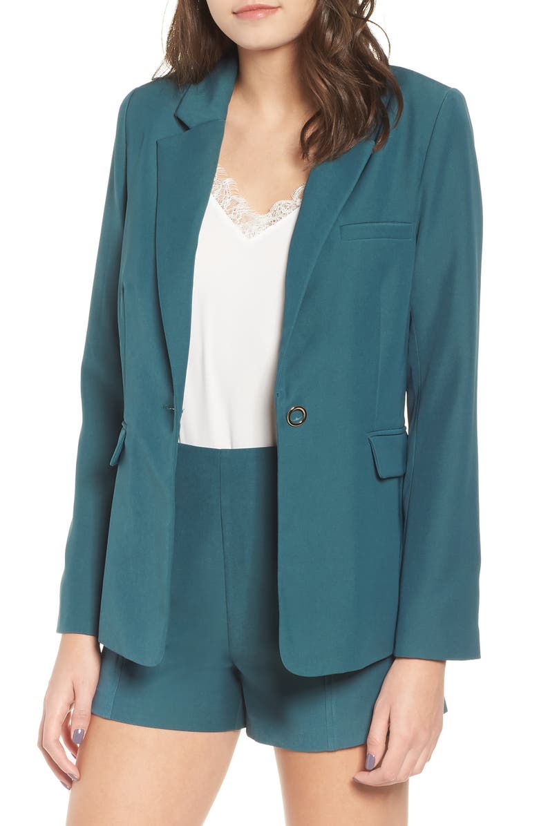 J.O.A. Notch Lapel Blazer, Main, color, 