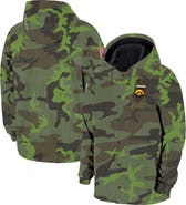Nike Men's Nike Camo Iowa Hawkeyes Hoodie Full-Snap Jacket