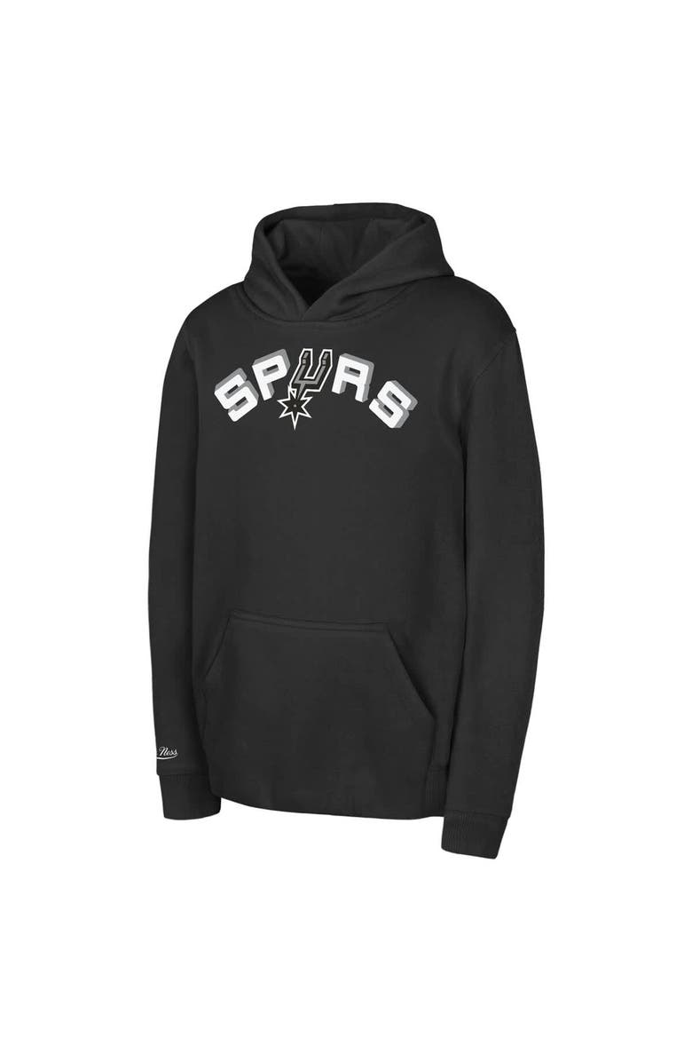 Mitchell & Ness Toddler Mitchell & Ness Black San Antonio Spurs Retro Logo Pullover Hoodie, Main, color, Black