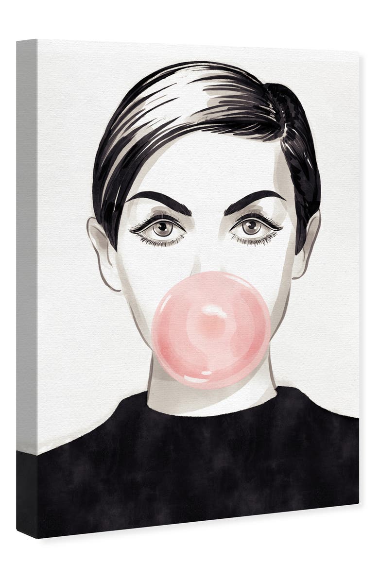 Oliver Gal Bubblegum Idol Canvas Wall Art, Alternate, color,