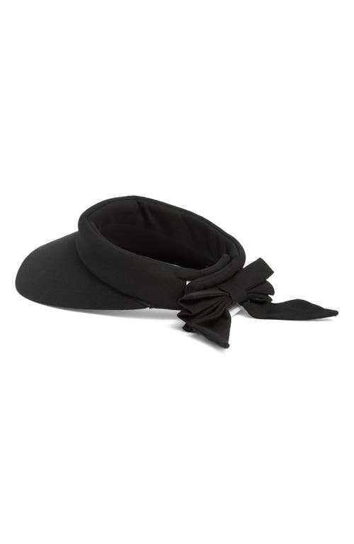 Scala Deluxe Back Bow Cotton Visor