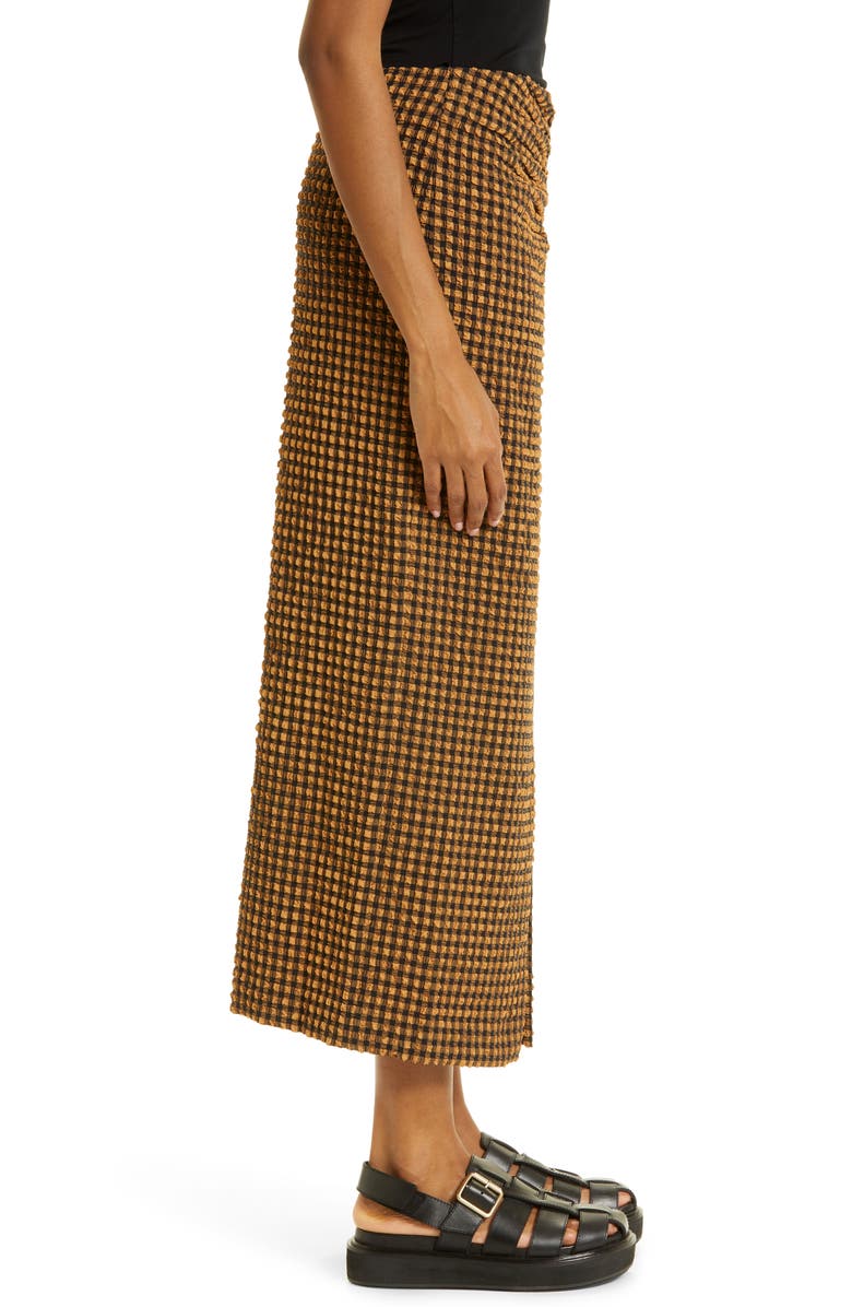 Nanushka Raja Check Seersucker Recycled Polyester Blend Pencil Skirt, Alternate, color,