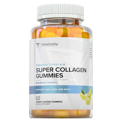 Super Collagen Gummies, Lemon, 60ct