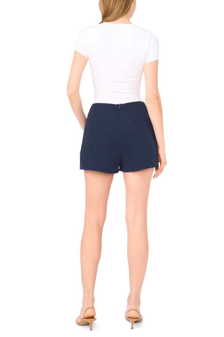 1.STATE Pleated High Waist Shorts (Women)