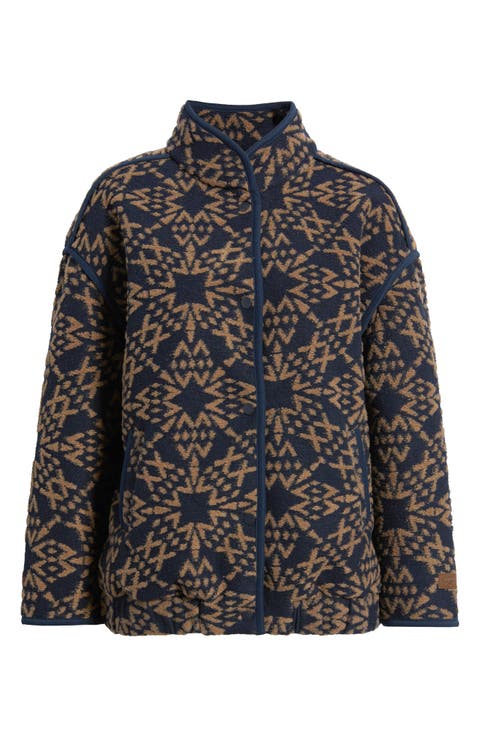 Brigh Fleece Snap Jacket