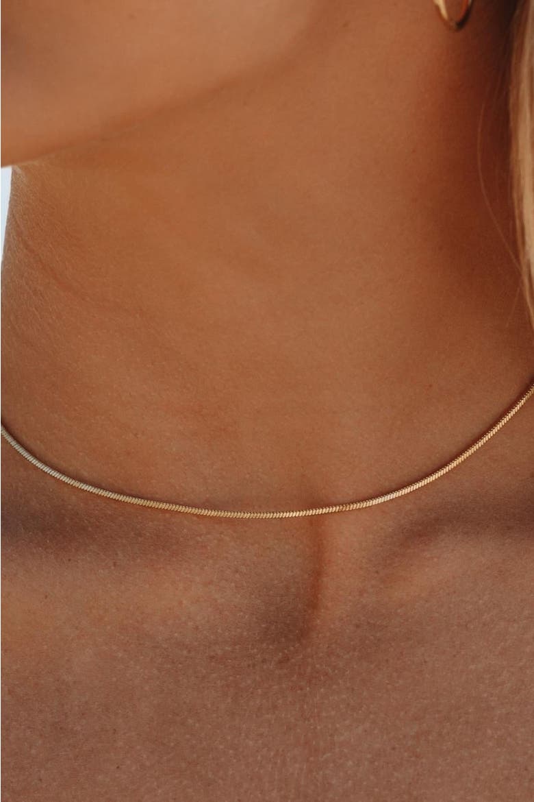 Fine Choker, Alternate, color, Gold