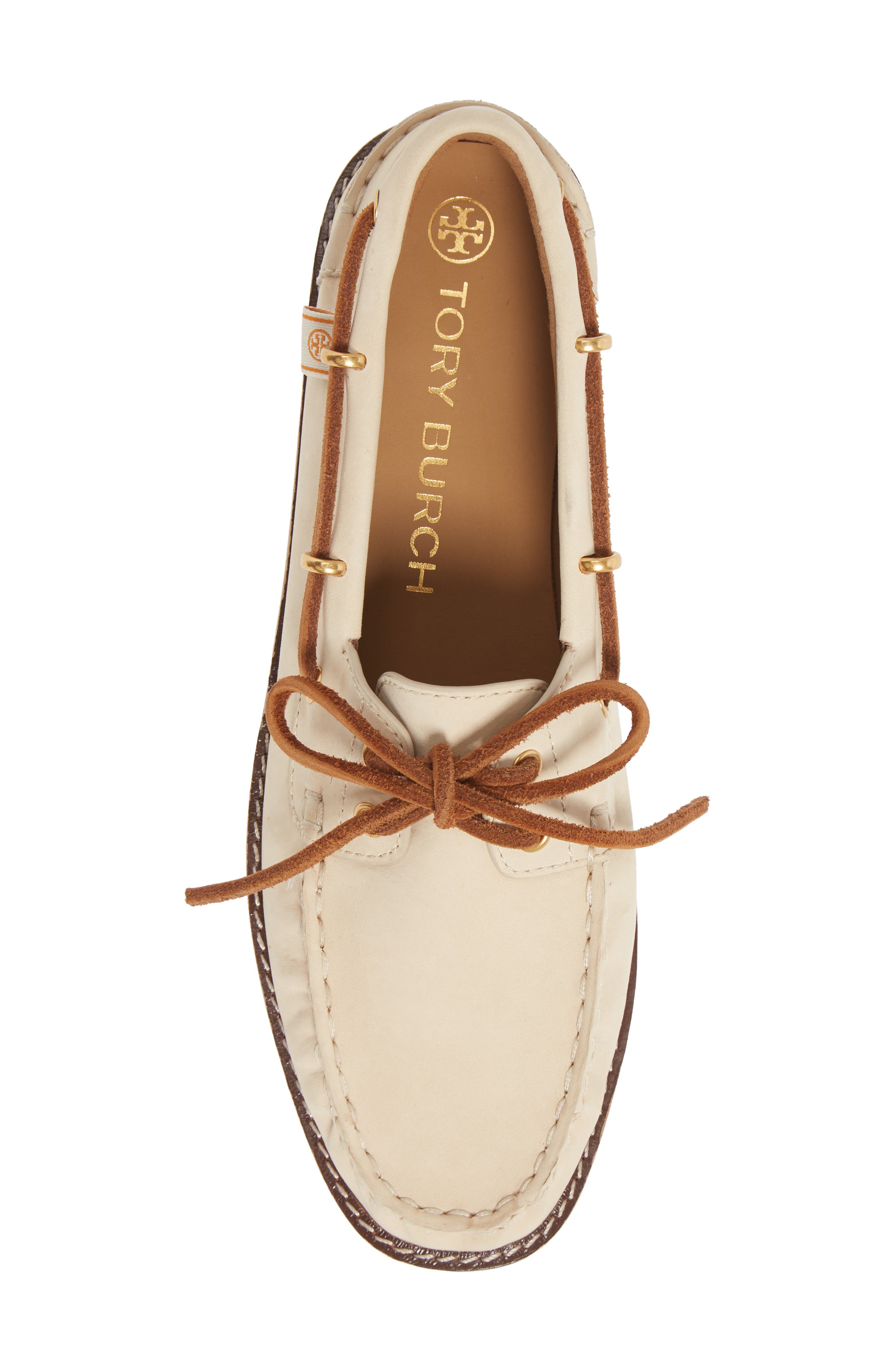 Joey Platform Boat Shoe, Alternate, color, NEW CREAM