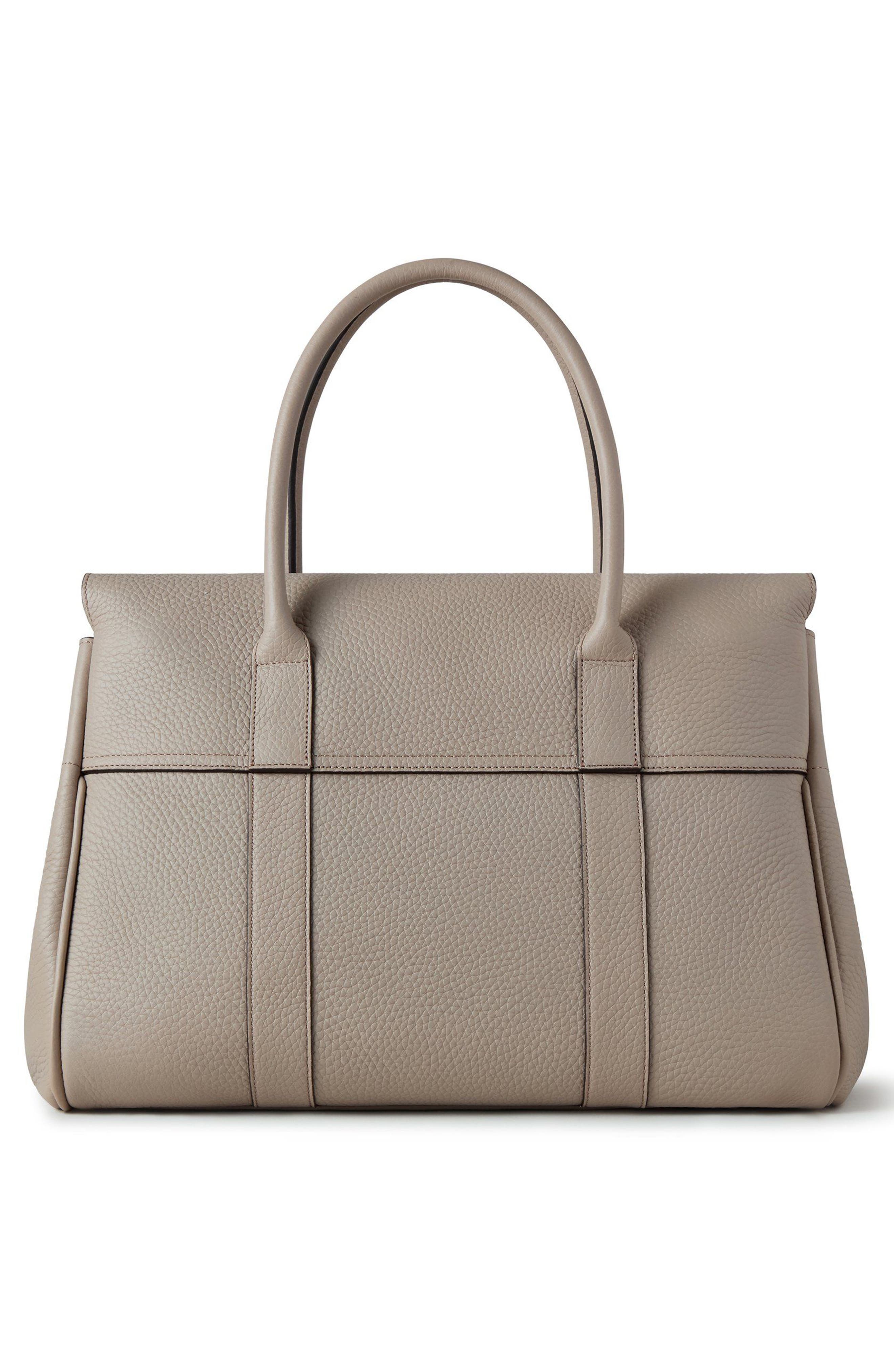 Bayswater Leather Satchel, Alternate, color, CASHMERE TAUPE