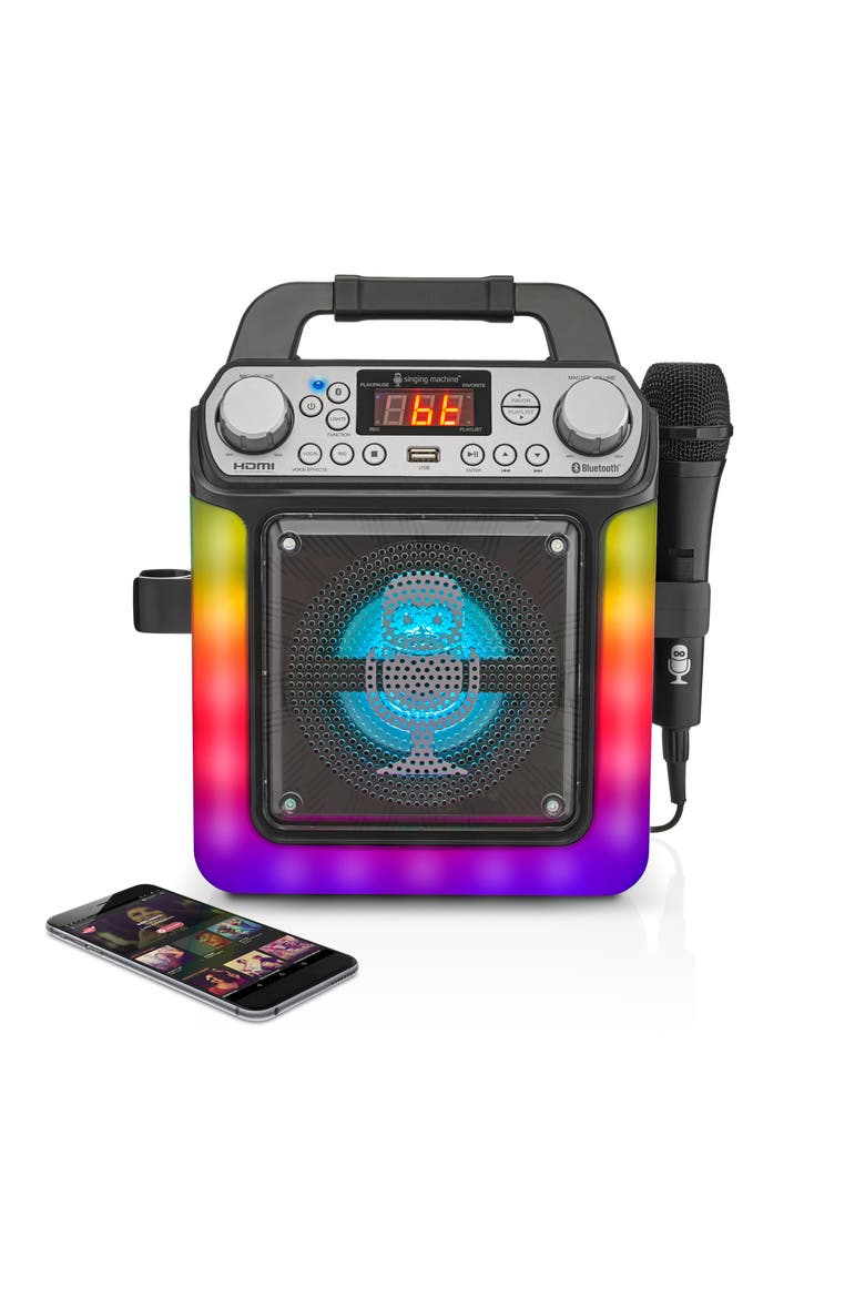 Groove Cube Mini Karaoke Machine, Alternate, color, BLACK