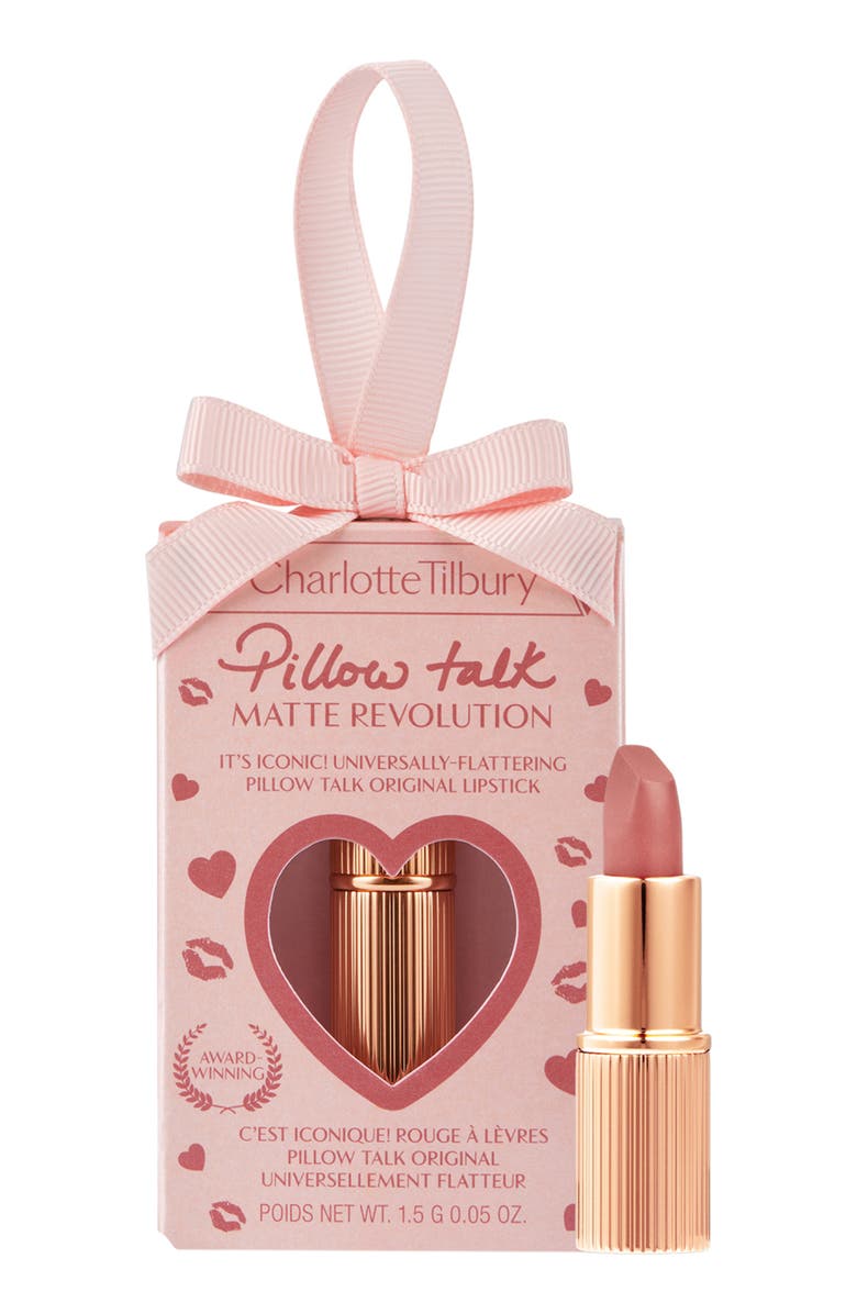 Charlotte Tilbury Holiday Pillow Talk Original Matte Revolution Lip Bauble, Main, color, 