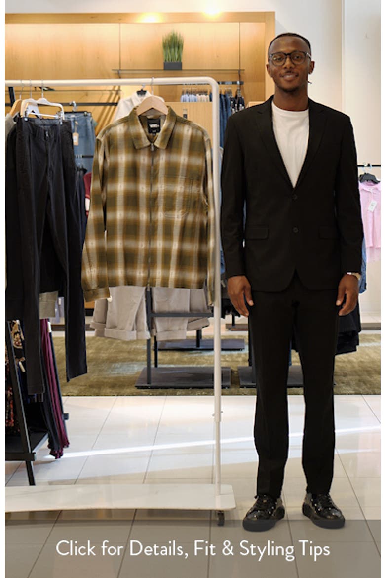 Larkspur Plaid Cotton Flannel Zip Overshirt video