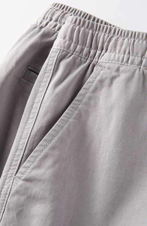 Nordstrom Kids' Essential Stretch Twill Shorts In Grey Sleet