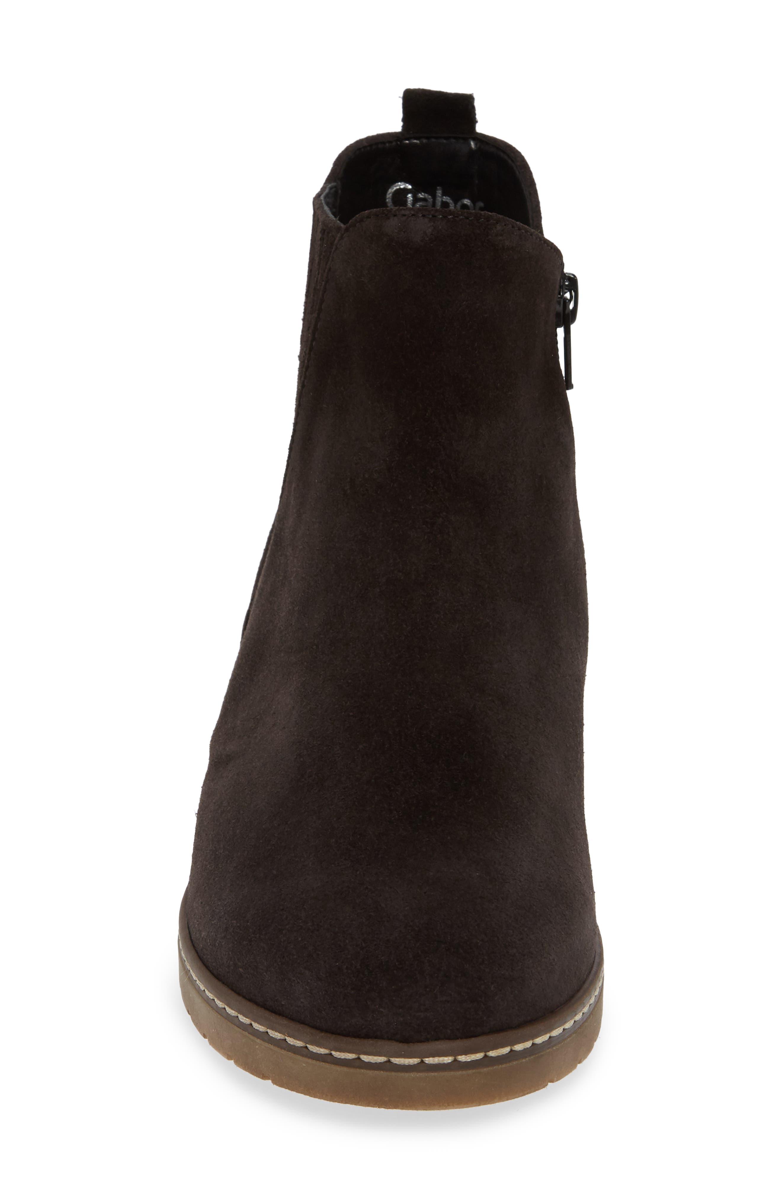 Suede Bootie, Alternate, color, DARK GREY SUEDE