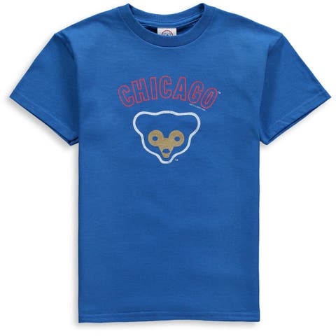 Youth Soft as a Grape Royal Chicago Cubs Cooperstown T-Shirt