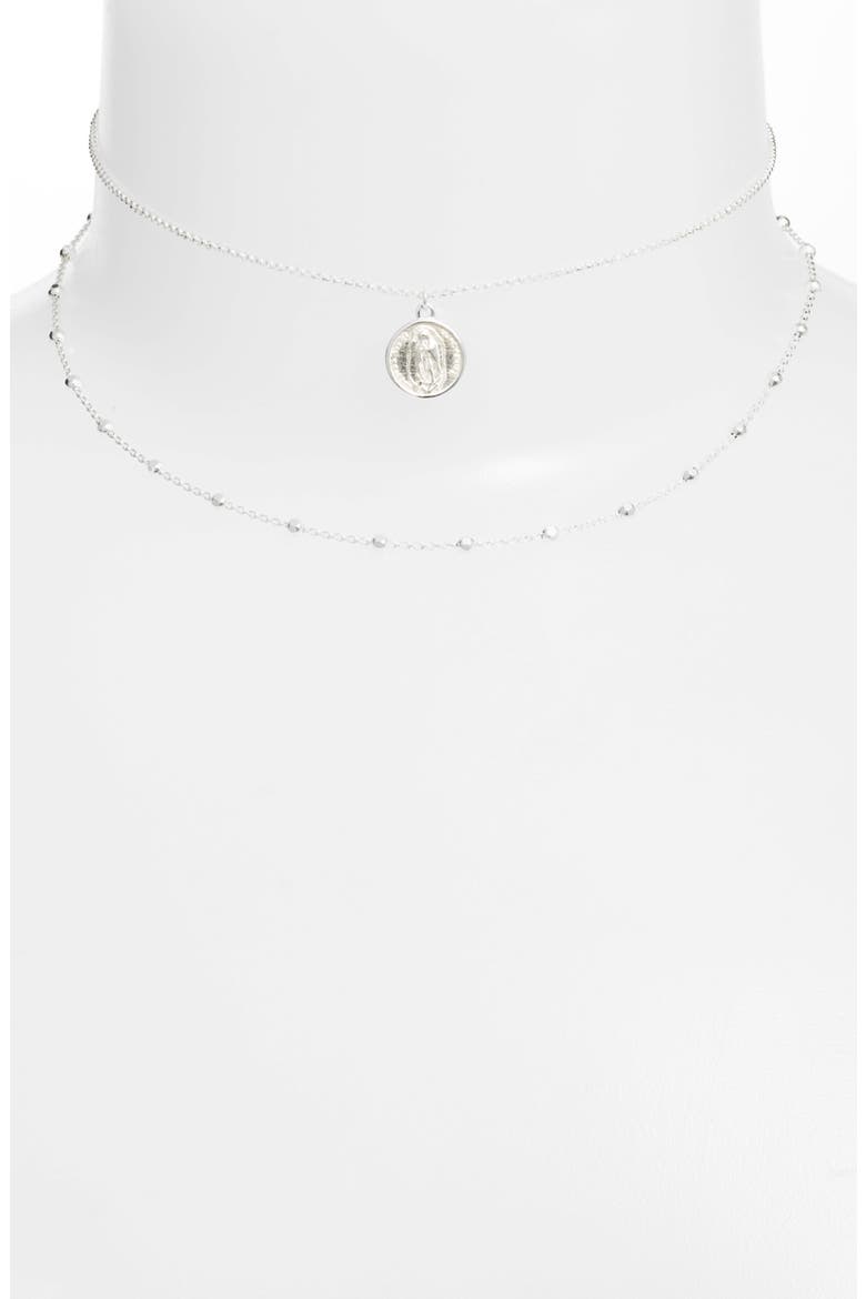Argento Vivo Guadalupe Multistrand Necklace, Alternate, color, SILVER