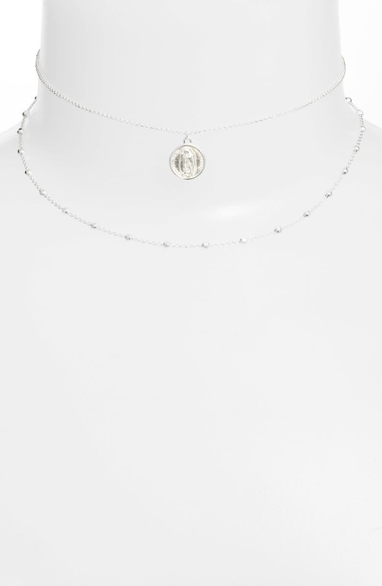 Argento Vivo Sterling Silver Argento Vivo Guadalupe Multistrand Necklace, Alternate, color, 