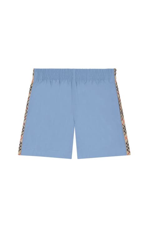 Check Trim Swim Shorts
