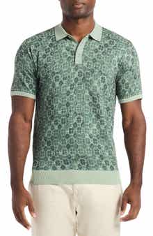 Robert Graham Johnny Collar Cotton Knit Polo