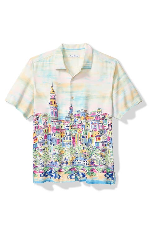 Amalfi Vista Silk Camp Shirt