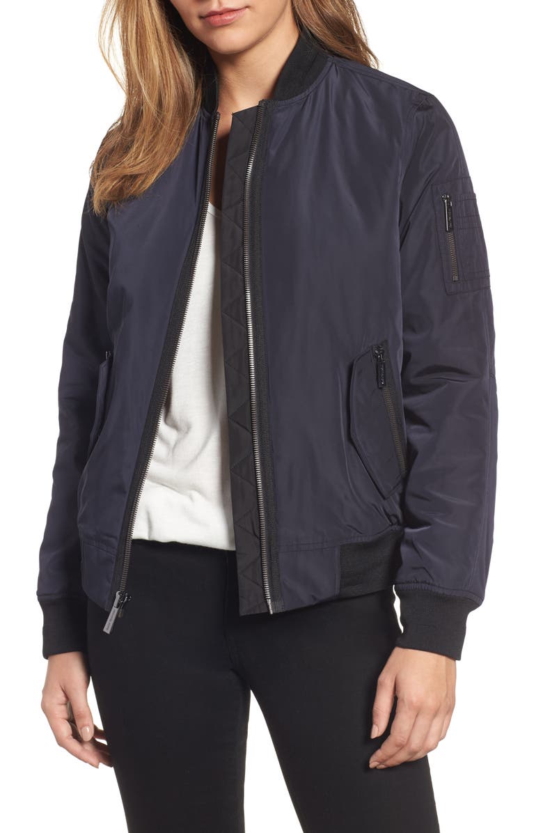 MICHAEL Michael Kors Bomber Jacket, Main, color,