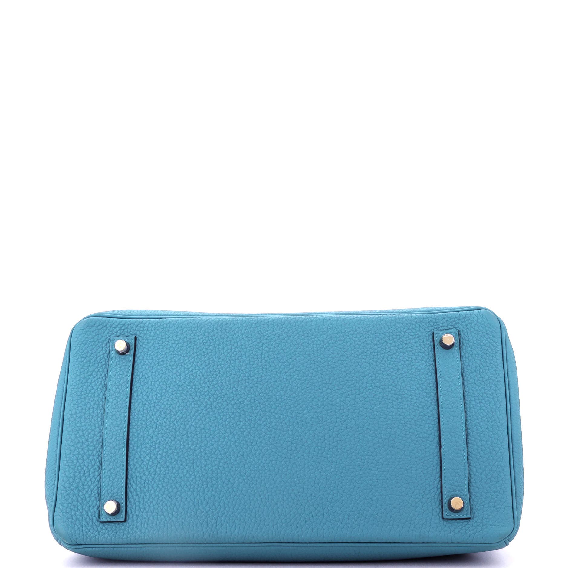 Pre-Owned Hermes Birkin Handbag Blue Togo with Gold Hardware 35, Alternate, color, Turquoise