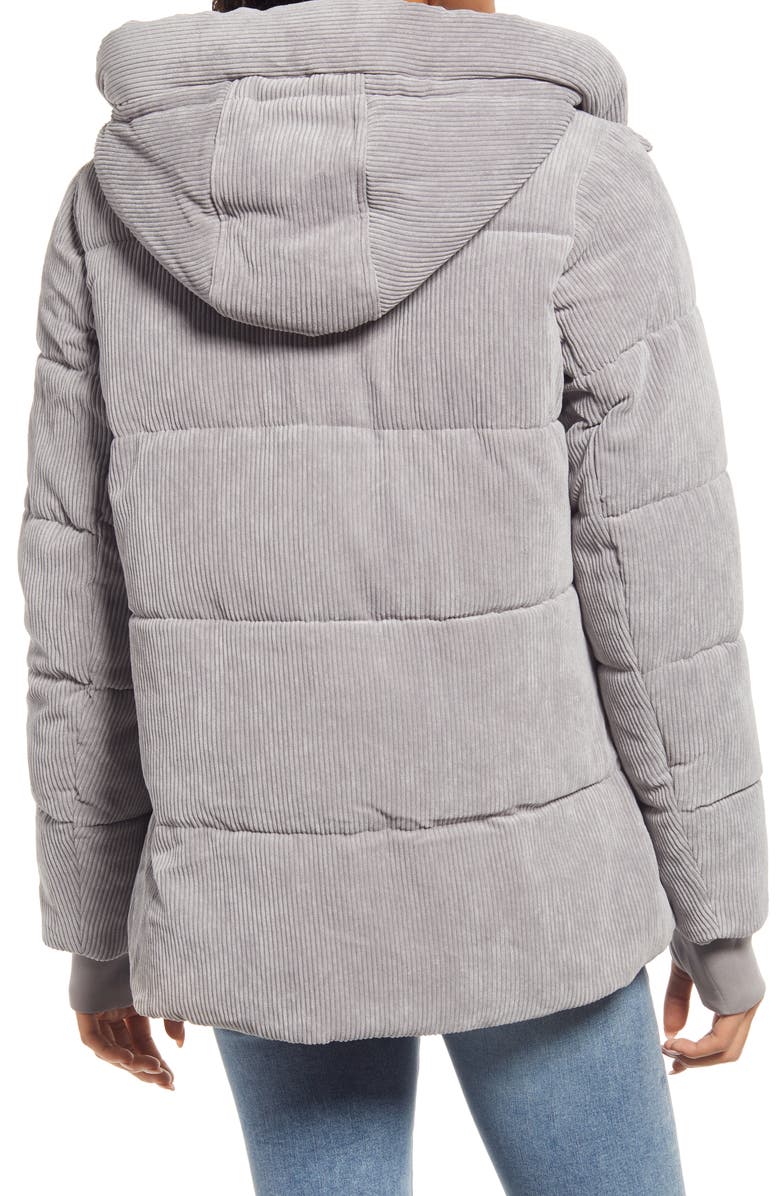 Sam Edelman Hooded Funnel Puffer Coat, Alternate, color, 