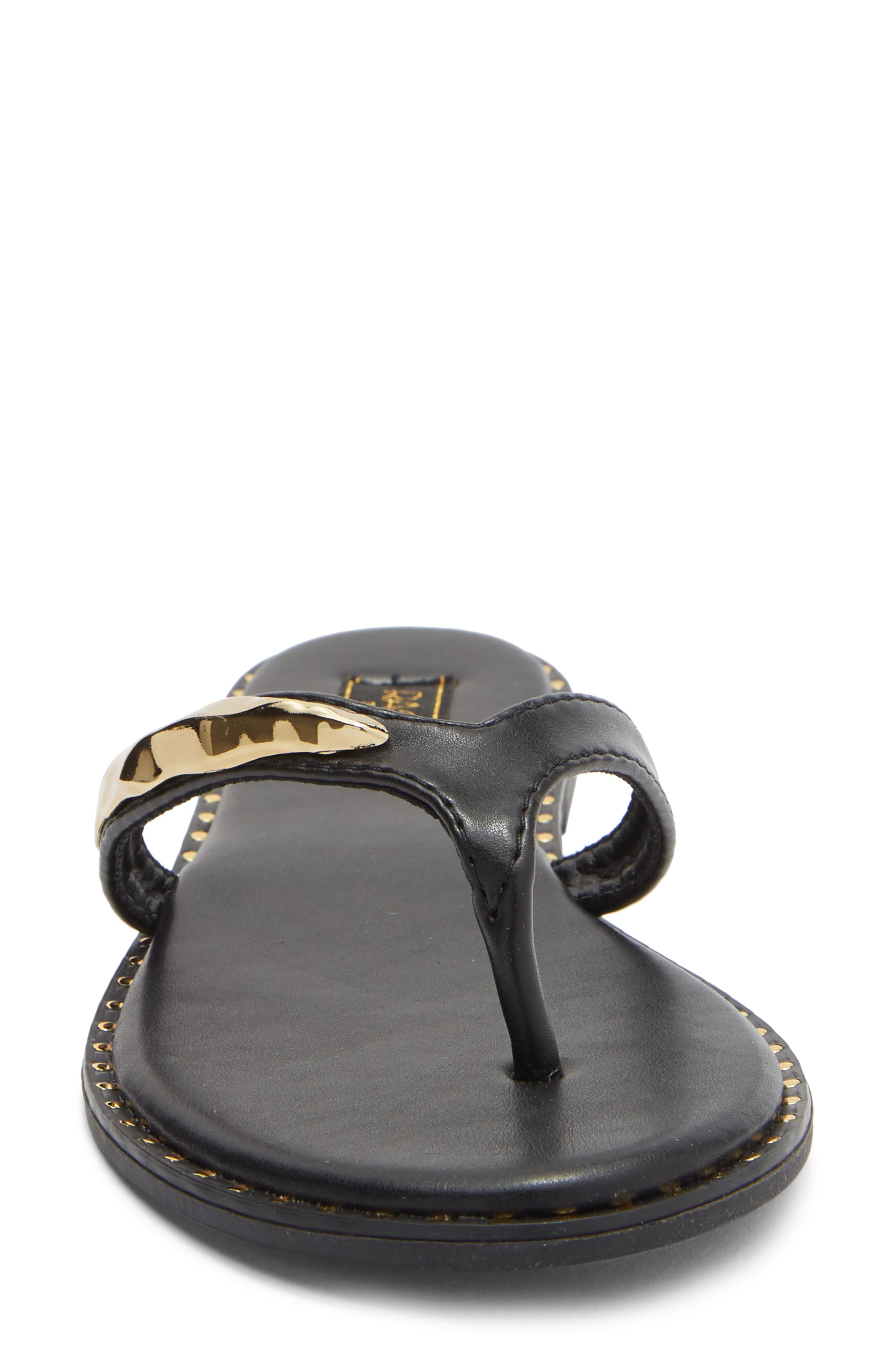 RACHEL Rachel Roy Lisbon Flip Flop, Alternate, color, Black