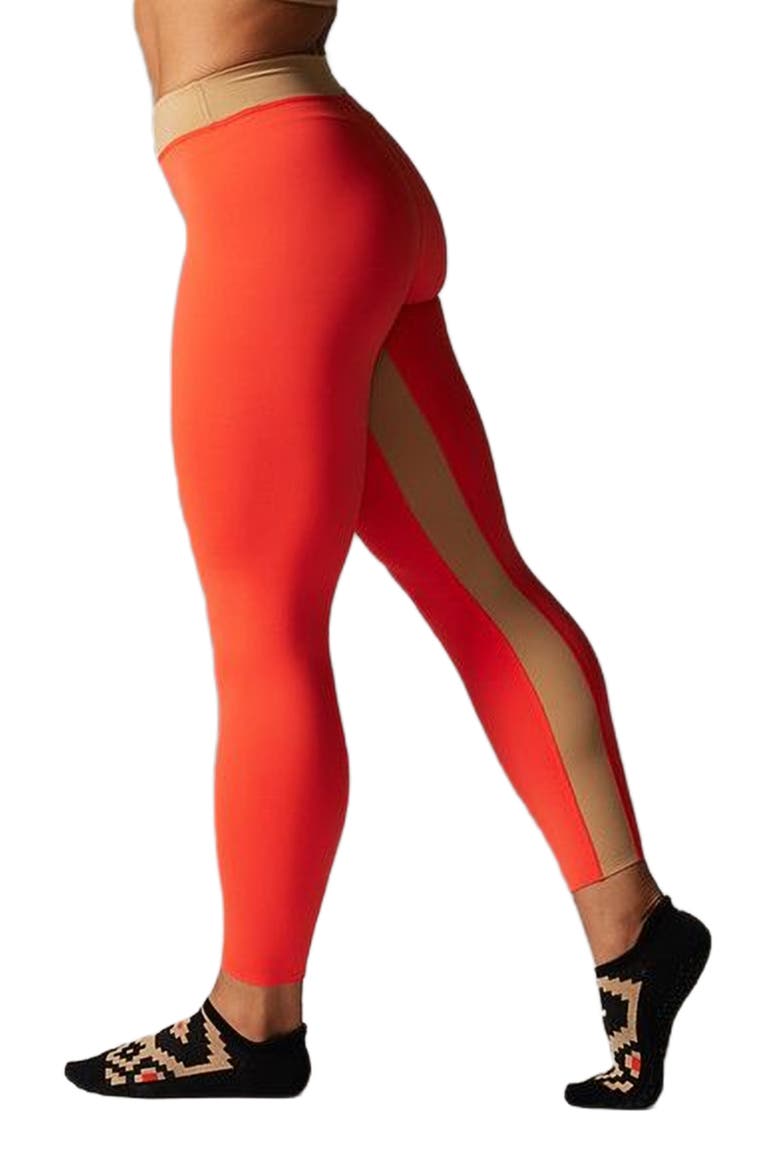 Mid Rise 7/8 Legging, Alternate, color, MAGMA/CAMEL