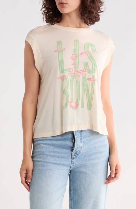 Lisbon Graphic Muscle Tee