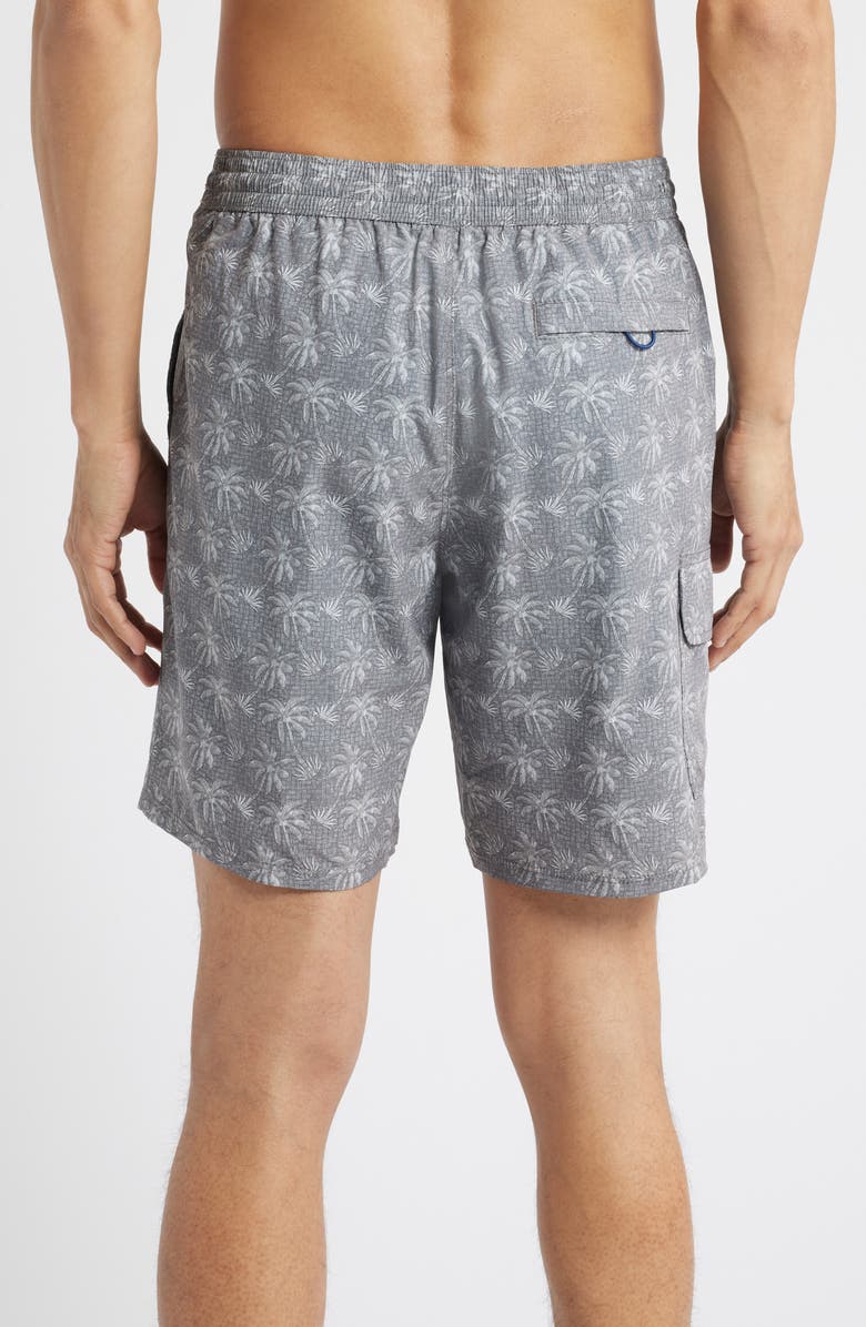 Tommy Bahama Baja Palm Piazza 8-Inch Board Shorts, Alternate, color, Bala Shark
